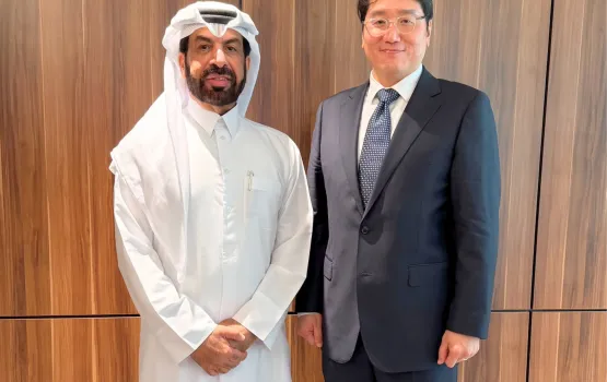 Mr. Rashid with Korean Ambassador.